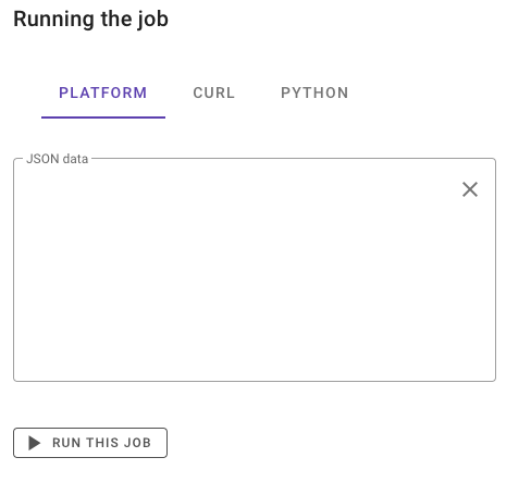 Run a job in AskAnna